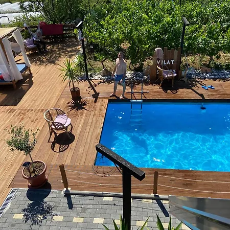 Wooden With Private Pool Gasthuis